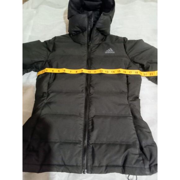 Adidas Helionic Hooded Down Jacket - Black Women s Hiking XS - Picture 12 of 16